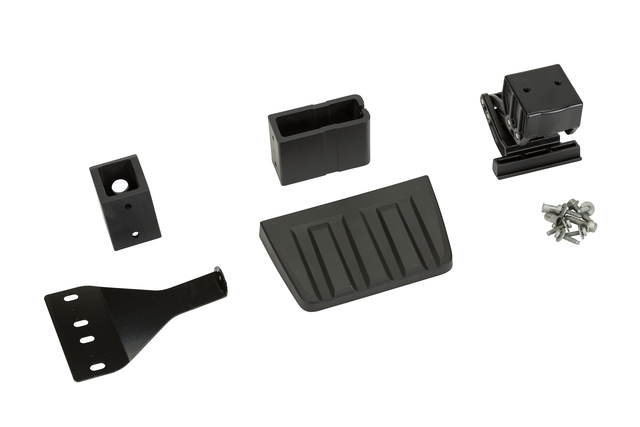 22799283 - Body: Retractable Bed Step, Anthracite for Chevrolet: Silverado 1500, Silverado 1500 LD, Silverado 2500 HD, Silverado 3500 HD | GMC: Sierra 1500, Sierra 1500 Limited, Sierra 2500 HD, Sierra 3500 HD Image