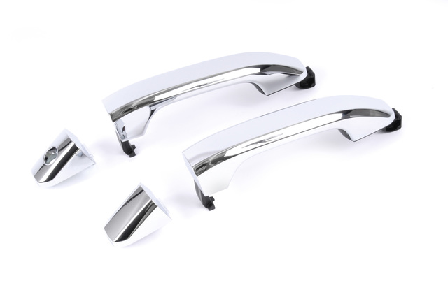 22940649 - : Handle Pkg-Frt S/D O/S   Chrome for Chevrolet: Silverado 1500, Silverado 2500 HD, Silverado 3500 HD | GMC: Sierra 1500, Sierra 2500 HD, Sierra 3500 HD Image