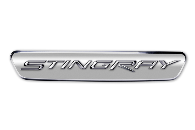 23138327 - : Interior Trim Badge W\\/Stingray Logo for Chevrolet: Corvette Image