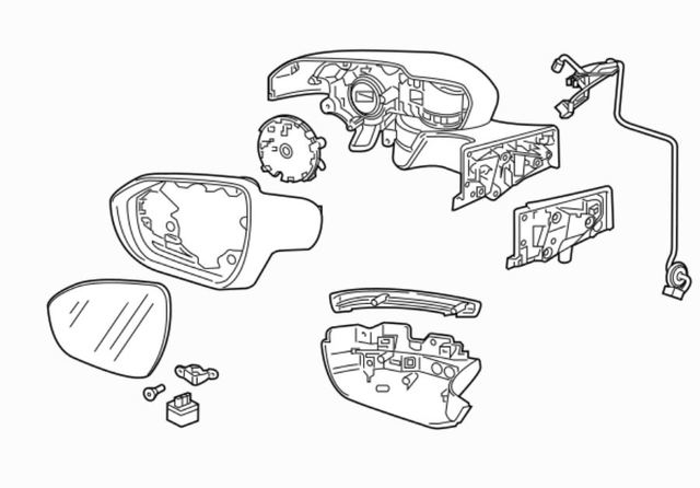 42690702 - Electrical: Mirror for GM Image