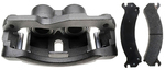 19306625 - : Front Passenger Side Disc Brake Caliper Assembly with Semi-Metallic Pads (Loaded Fleet), Remanufactured for GM Image