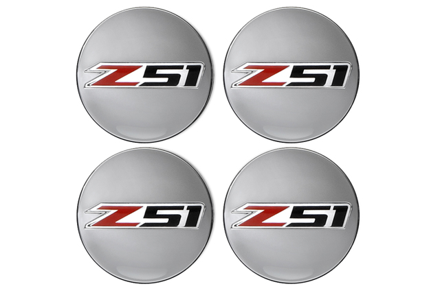 19301420 - : Wheel Center Caps, Z51 Logo, Chrome for GM Image