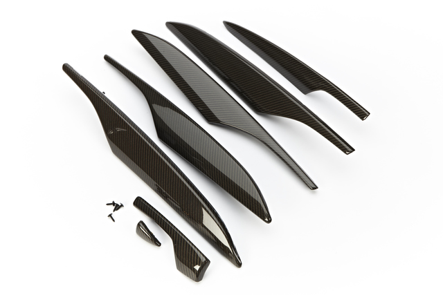 22979126 - Interior: Interior Trim Kit, Morello Red Carbon Fiber for GM Image