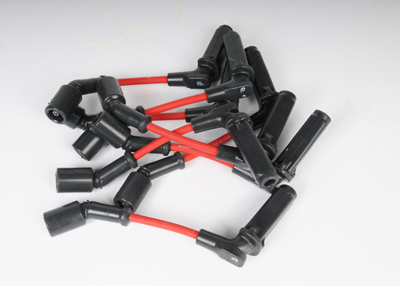 19417612 - : Spark Plug Wire Kit for Buick: LaCrosse, Rainier | Cadillac: CTS, Escalade, Escalade ESV, Escalade EXT | Chevrolet: Avalanche, Corvette, Express 1500, Express 2500, Express 3500, Impala, Monte Carlo, Silverado 1500, Silverado 2500 HD, Silverado 3500 HD, SSR, Suburban 1500, Suburban 2500, Tahoe, Trailblazer, Trailblazer EXT | GMC: Envoy, Envoy XL, Envoy XUV, Savana 1500, Savana 2500, Savana 3500, Sierra 1500, Sierra 2500 HD, Sierra 3500 HD, Yukon, Yukon XL 1500, Yukon XL 2500 | Hummer: H2, H3 | Pontiac: G8, Grand Prix Image