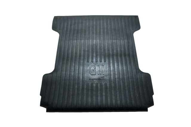 17803370 - Body: Bed Protection Rubber Mat, Black, GM Logo for GM Image