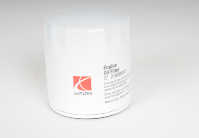 21000872 - Maintenance &amp; Lubrication: Oil Filter for Saturn: SC, SC1, SC2, SL, SL1, SL2, SW1, SW2 Image