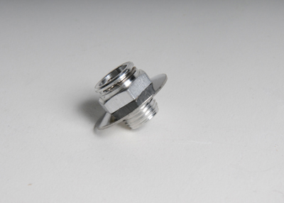 15226661 - Cooling System: Trans Cooler Connector for Buick: Enclave, Verano | Cadillac: XLR | Chevrolet: Cruze, Cruze Limited, Express 2500, Express 3500, Impala, Silverado 2500 HD, Silverado 3500 HD, Sonic, Spark, Trailblazer, Traverse, Traverse Limited, Trax | GMC: Acadia, Acadia Limited, Envoy, Savana 2500, Savana 3500, Sierra 2500 HD, Sierra 3500 HD | Saturn: Aura, Vue Image