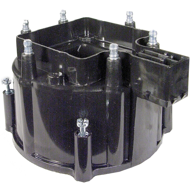 19110930 - Electrical: Distributor Cap for Buick: Century, Electra, LeSabre, Regal, Riviera, Skylark | Cadillac: Eldorado, Seville | Chevrolet: Astro, C/K Pickup, Caprice, Citation II, El Camino, G10, G20, G30, Impala, Monte Carlo, P20, P30, R20, R30, V20, V30 | GMC: C1500 Pickup, C2500 Pickup, C3500 Pickup, Caballero, G1500, G2500, G3500, K1500 Pickup, K2500 Pickup, K3500 Pickup, P2500, P3500, R2500 Pickup, R3500 Pickup, Safari, Suburban C2500, Suburban K2500, V2500, V3500 | Oldsmobile: 98, Cutlass Calais, Cutlass Ciera, Cutlass Cruiser, Cutlass Salon, Cutlass Supreme, Delta 88, Toronado | Pontiac: Bonneville, Grand Prix, Parisienne, Phoenix Image