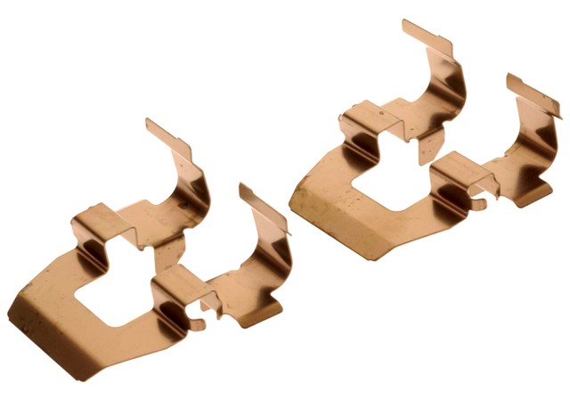 18019039 - Brakes: Disc Brake Anti-Rattle Clip for Buick: Century, LaCrosse, LeSabre, Park Avenue, Regal, Rendezvous, Riviera | Cadillac: Allante, DeVille, Eldorado, Seville | Chevrolet: Impala, Lumina, Monte Carlo, Venture | Oldsmobile: Alero, Aurora, Cutlass Supreme, Intrigue, Silhouette, Toronado | Pontiac: Aztek, Bonneville, Grand Am, Grand Prix, Montana Image
