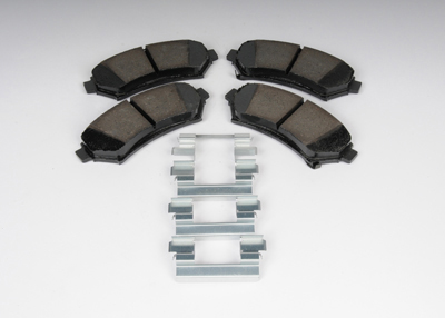19152498 - Brakes: Brake Pads for Buick: LeSabre, Regal, Riviera | Cadillac: DeVille, Eldorado, Seville | Chevrolet: Venture | Oldsmobile: Aurora, Silhouette | Pontiac: Bonneville, Montana, Trans Sport Image