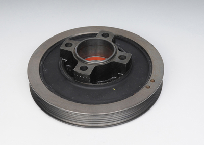 12557345 - Engine: Pulley for Chevrolet: Blazer, C1500, C2500, C3500, C3500HD, Express 2500, Express 3500, G20, G30, K1500 Pickup, K2500 Pickup, K3500 Pickup, P30, Suburban C1500, Suburban C2500, Suburban K1500, Suburban K2500, Tahoe | GMC: C1500 Pickup, C2500 Pickup, C3500 Pickup, C3500HD, G2500, G3500, K1500 Pickup, K2500 Pickup, K3500 Pickup, P3500, Savana 2500, Savana 3500, Suburban C1500, Suburban C2500, Suburban K1500, Suburban K2500, Yukon Image