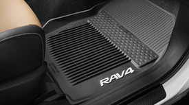 PT9084216520 - : Rav4 ALL WEATHER FLOOR LINERS - BLACK for Toyota Image