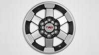 PT90435070 - Wheels: TRD, ALLOY, WHEEL 16" X 7.5" 6-SPOKE, SILVER for Toyota: FJ Cruiser Image