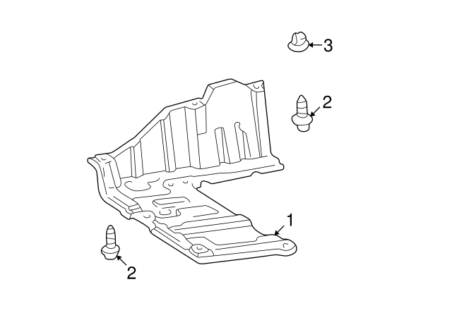 5144112140 - Body: Under Cover for Toyota: Corolla Image