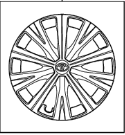 4260206142 - : Wheel Cover for Toyota: Camry Image
