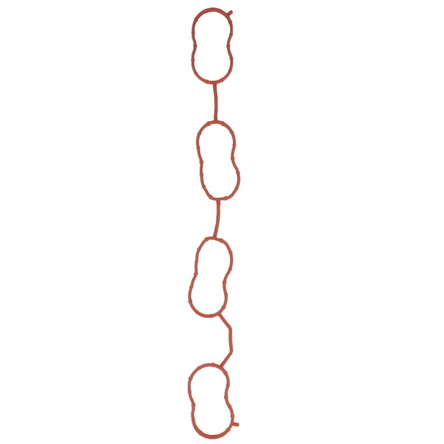 171710S030 - Engine: Intake Manifold Gasket for Toyota: Land Cruiser, Sequoia, Tundra Image