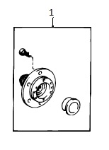 4350235110 - Brakes: Hub Assembly for Toyota: 4Runner, Sequoia, Tacoma, Tundra Image