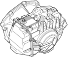 93166884 - : Gear box, exch V6 6-speed FWD for Saab Image