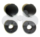 250373 - : License Frame Screw Caps - Black for Saab Image