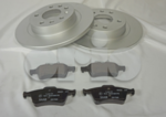 88800056 - Unclassified: Service Kit Contains - Disc Brake Pads, Disc Brake Rotor Single Partno And Pos - 93195754, 32019589 for Saab Image