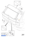 32136223 - Body: Lift Gate Bumper for Volvo: V60, V60 Cross Country, V90, V90 Cross Country, XC40, XC40 Recharge Image