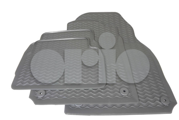 32026015 - : Floor Mats Rubber - Black for Saab Image