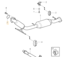 30677190 - : Catalytic Converter Gasket for Volvo: C30, C70, S40, S60, S60 Cross Country, V50, V60, V60 Cross Country, XC60, XC70 Image