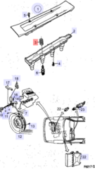 Ignition Cassette Spring - Saab (9167032)