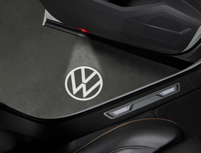 52120F - Exterior: VW Logo Front Door Led Puddle Light for Volkswagen Image