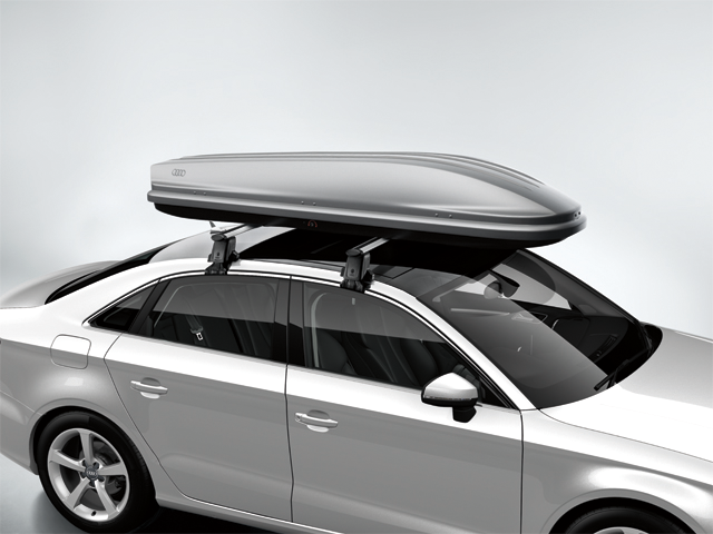 71174B - Hauling: Ski/Luggage Box for Audi: A3, A3 Quattro, A4 Quattro, A5 Quattro, A6 Quattro, A7 Quattro, A8 Quattro, allroad, Q3, Q5, Q7, RS5, RS7, S3, S4, S5, S6, S7, S8, SQ5, TT Quattro, TT RS Quattro, TTS Quattro Image