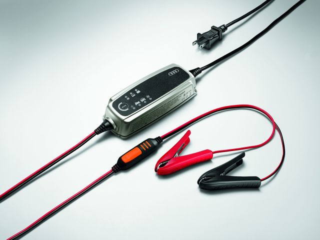 420093050D - Miscellaneous: Battery Charger for Audi: A3, A3 Quattro, A3 Sportback e-tron, A4 allroad, A4 Quattro, A5 Quattro, A5 Sportback, A6 Quattro, A7 Quattro, A8 Quattro, allroad, e-tron Sportback, Q3, Q5, Q5 Sportback, Q7, Q8, R8, RS3, RS5, RS5 Sportback, RS7, S3, S4, S5, S5 Sportback, S6, S7, S8, SQ5, SQ5 Sportback, SQ7, SQ8, TT Quattro, TT RS Quattro, TTS Quattro Image