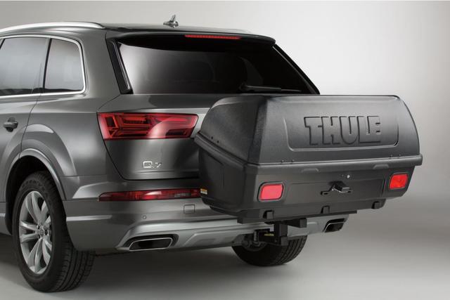 ZAW071200DSP - Towing: Thule® Transporter Combi Hitch-Mount Cargo Box for Audi: Q3, Q5, Q7, Q8, SQ5 Image