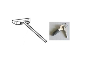 8R0071775A - Hauling: Roof rack locks for Audi: A3, A3 Quattro, A3 Sportback e-tron, A4 Quattro, A5 Quattro, A6 Quattro, A7 Quattro, A8 Quattro, allroad, Q5, Q7, RS7, S4, S5, S6, S7, S8, TT Quattro, TT RS Quattro, TTS Quattro Image