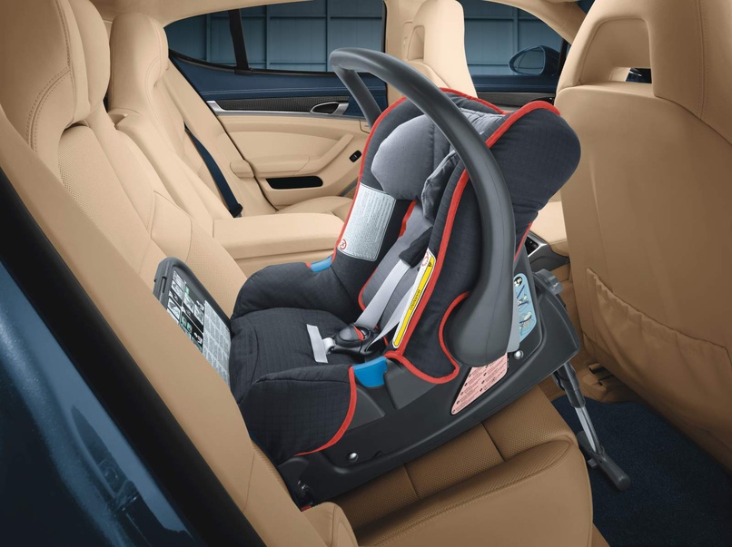 95504480587 - Interior: Porsche Baby Seat Latch - G0+ for Porsche: 911, Boxster, Cayenne, Cayman, Macan, Panamera Image