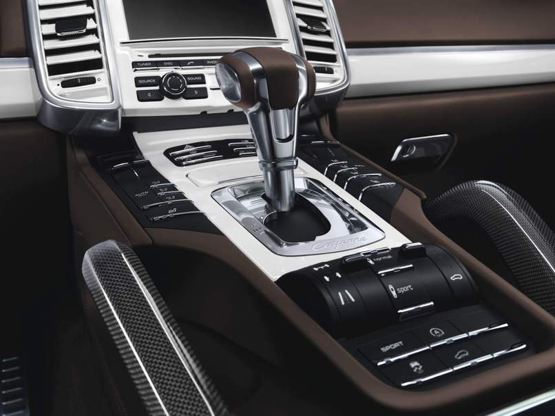 958044700007A0 - Interior: SELECTOR LEVER EXCLUSIVE PROGRAMME PLATINUM GREY for Porsche Image