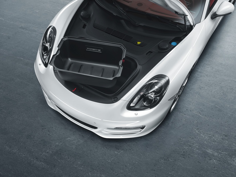 99104400110 - Interior: Luggage compartment liner for Porsche: 718 Boxster, 718 Cayman, 718 Spyder, 911, Boxster, Cayman Image