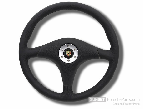Sports steering wheel without airbag in Black for Porsche 993 993