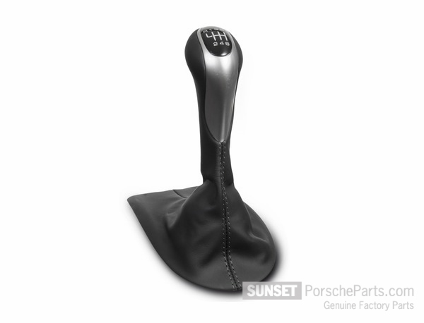 2000-2002 Porsche 911 Gear Shift knob, 6-speed, in Black/Silver