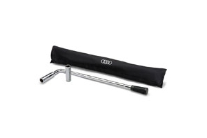 ZAW173003 - Wheels: Wheel Bolt Wrench: dual socket, 17 and 19 mm for Audi: A3, A3 Quattro, A3 Sportback e-tron, A4 Quattro, A5 Quattro, A6 Quattro, A7 Quattro, A8 Quattro, allroad, Q3, Q5, Q7, R8, RS5, RS7, S3, S4, S5, S6, S7, S8, SQ5, TT Quattro, TT RS Quattro, TTS Quattro Image