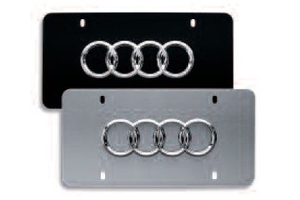 ZAW355023 - Exterior: Front Vanity Plate for Audi: A3, A3 Quattro, A3 Sportback e-tron, A4 allroad, A4 Quattro, A5 Quattro, A6 Quattro, A7 Quattro, A8 Quattro, allroad, Q3, Q5, Q7, R8, RS3, RS5, RS7, S3, S4, S5, S6, S7, S8, SQ5, TT Quattro, TT RS Quattro, TTS Quattro Image