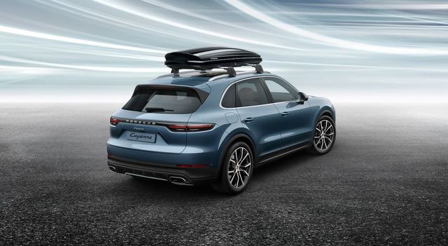 95804400025 - Hauling: Roof Box 320 - Black for Porsche: 911, Cayenne, Macan, Panamera, Taycan Image