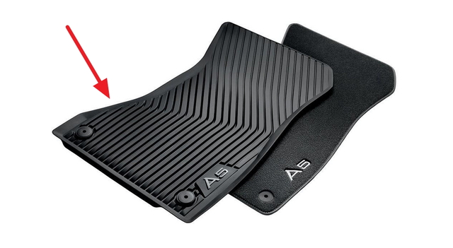 8W7061221C041 - : All-Weather Floor Mats - Front for Audi: A5 Sportback Image