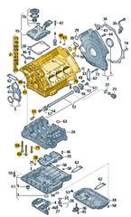 6E103011BL - : Crankcase for Audi Image