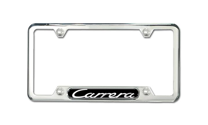 PNA70201000 - Exterior: Carrera Polished Stainless Steel license plate frame for Porsche: 911 Image
