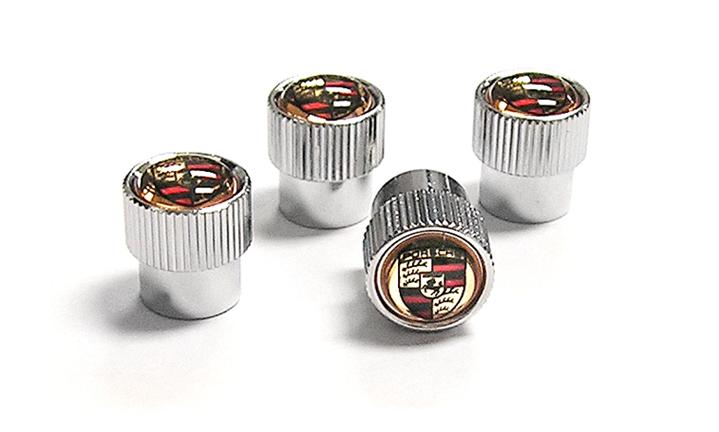 PNA70500200 - Wheels: Color valve stem cap Set of four for Porsche: 911, Boxster, Cayenne, Cayman, Panamera Image