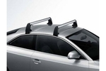 8T0071126 - Hauling: Base Carrier Bars - Silver &amp; Black - Coupe for Audi: A5 Quattro, RS5, S5 Image