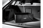 8U0061109 - Interior: Interior Cargo Box - Black for Audi: A3, A3 Quattro, A3 Sportback e-tron, A4 allroad, A4 Quattro, A5 Quattro, A5 Sportback, A6 allroad, A6 Quattro, A7 Quattro, A7 Sportback, A8 Quattro, allroad, e-tron GT, e-tron Sportback, Q3, Q4 e-tron, Q5, Q5 Sportback, Q7, Q8, Q8 e-tron, R8, RS e-tron GT, RS3, RS5, RS5 Sportback, RS7, S3, S4, S5, S5 Sportback, S6, S7, S8, SQ5, SQ5 Sportback, SQ7, SQ8, SQ8 e-tron, TT Quattro, TT RS Quattro, TTS Quattro Image