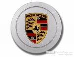 9933613030761M - : Hub cap in Silver with full-colour Porsche Crest for Porsche 993 for Porsche Image