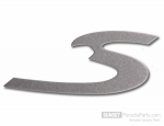 99355924300D04 - : Logo "S" in Grey for Porsche 993 Carrera 4S for Porsche Image