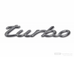 996559237034PU - : Logo "turbo", chrome-plated, for Porsche 996 Turbo for Porsche: 911 Image